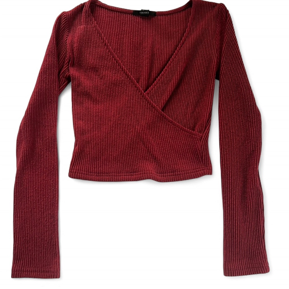 Forever 21 Red Crop Top